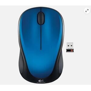 Logitech Wireless USB Mouse M317 Blue M325 BRAND NEW